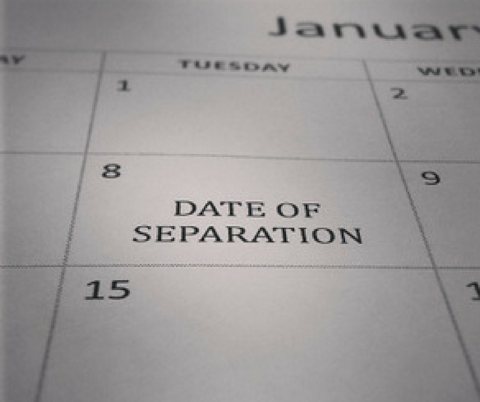 Date of Separation